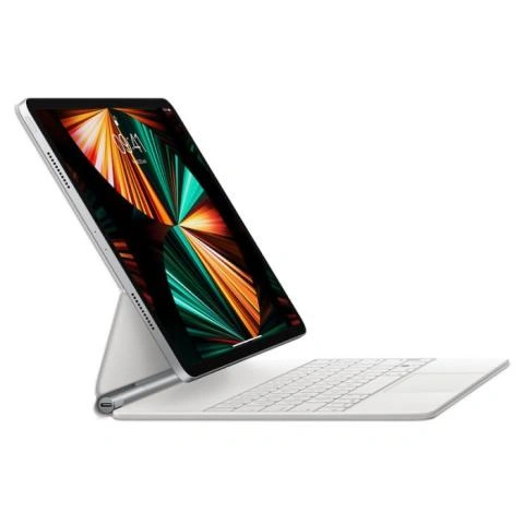 Clavier IPad Pro 12,9" Et IPad Air 13" - Avec Trackpad - Rétroéclairage - AZERTY Noir