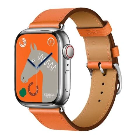 Hermès Apple Watch Strap Single Tour 38 40 41 mm orange