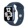 Apple Bracelet Sport Apple Watch 44 mm / 45 mm / 46mm / 49 mm Bleu Abyssal sticky