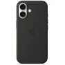 Apple Coque MagSafe en silicone iPhone 16 Noir sticky
