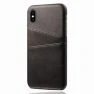 Casecentive Coque Dos Portefeuille iPhone XS Max Noire sticky