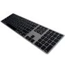 Matias - Clavier filaire QWERTY pour MacBook - gris métallisé sticky