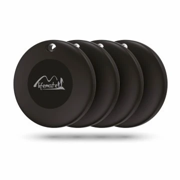 Lifemate Life Tag Duo - Localisateur d&rsquo;objets compatible iOS et Android Sans Abonnement (4 unit&eacute;)