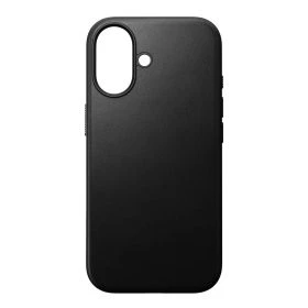 Coque en Cuir Nomad Modern iPhone 17 – Noir