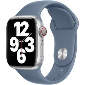 Apple Bracelet Sport pour Apple Watch 38 mm / 40 mm / 41 mm – Couleur Bleu Ardoise