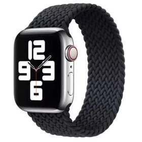 Apple Bracelet Solo Loop Tressé Taille 11 45 mm Minuit