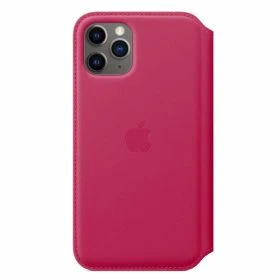 Apple - Étui portefeuille iPhone 11 Pro En cuir - Raspberry