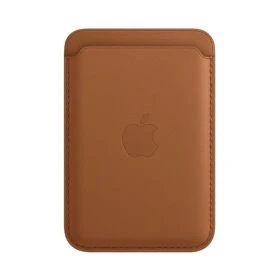 Apple MagSafe (1er gén) - Portefeuille Apple en cuir pour iPhone - Saddle Brown