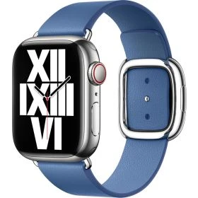 Apple Bracelet Boucle Moderne Apple Watch 38 mm / 40 mm / 41 mm Taille L – Bleu Azur
