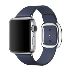 Apple - Bracelet Boucle moderne Apple Watch 38mm / 40mm / 41mm - Small - Bleu nuit