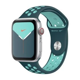 Apple - Bracelet Apple Watch Nike Sport  42mm / 44mm / 45mm / 49mm Midnight Turquoise / Aurora Green