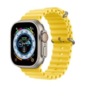 Bracelet pour Apple Watch 44mm / 45mm / 46mm / 49mm Apple Ocean Band (Ultra)  - Jaune