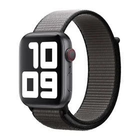 Apple - Bracelet Apple Watch 44mm / 45mm / 46mm / 49mm - Boucle Sport respirante - Large - Anchor Gray / Grey
