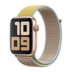 Apple - Bracelet Apple Watch 42mm / 44mm / 45mm / 49mm - Boucle Sport respirante - Camel