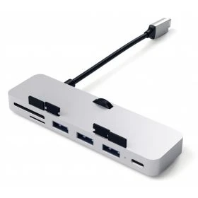 Satechi Adaptateur - Type USB-C - Hub Clamp Pro - Argent