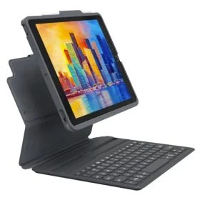 Zagg - Clavier QWERTY sans fil iPad 10,2 pouces (2019/2020/2021) - Gris