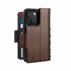 Twelve South BookBook Coque iPhone 14 MagSafe brun