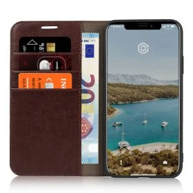 Casecentive Étui Portefeuille de luxe iPhone 11 Pro Marron