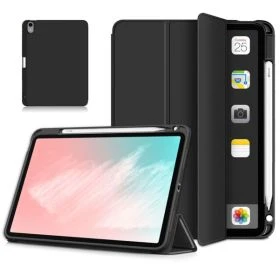 Casecentive Smart - Étui avec porte-crayon Apple iPad Air 2020 / 2022 - noir