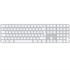 Magic Keyboard avec Touch ID et pavé numérique pour les Mac avec puce Apple (USB‑C) - Français - Blanc