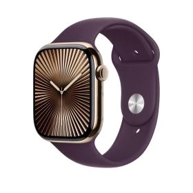 Bracelet Sport Apple Watch 44mm / 45mm / 46mm / 49mm Couleur Prune S/M