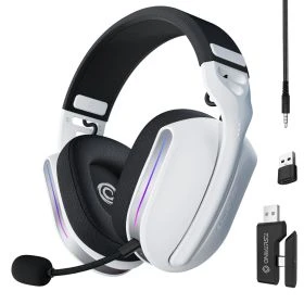 Oniverse Casque Gaming Sans Fil Polaris - Blanc Céleste