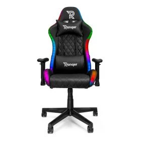 Ranqer Halo - Chaise gamer LED / Chaise gaming RGB - Noir
