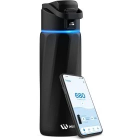 WaterH Boost Bouteille connectée 710ml Noir