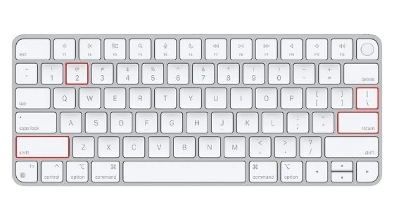 Clavier QWERTY Américain Clavier QWERTY Américain