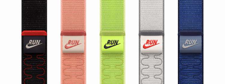 Apple Watch Nike Sport Loop course à pied suivi d'entraînement demi-marathon