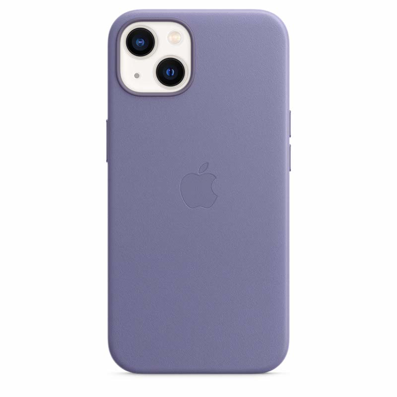 APPLE  Coque Leather MagSafe iPhone 13 - Wisteria
