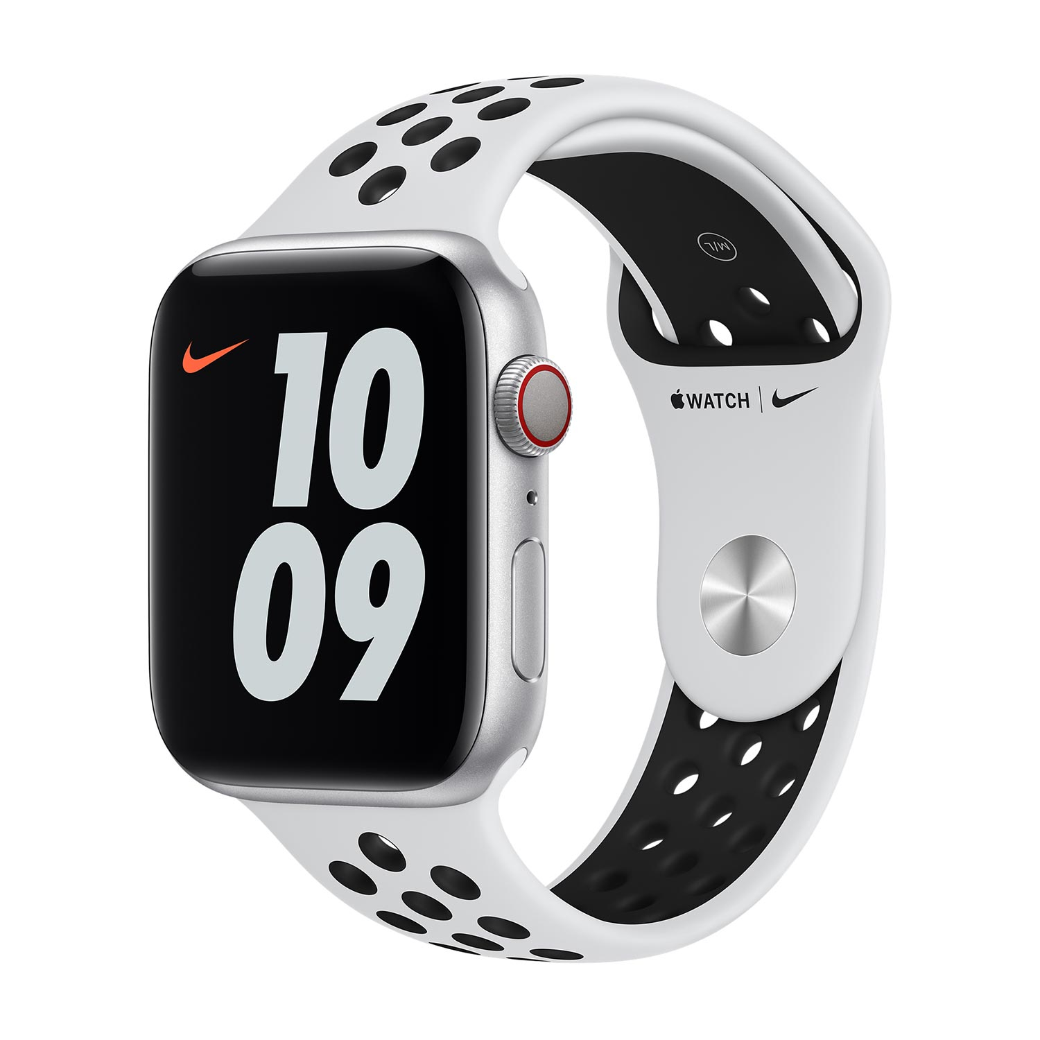 APPLE  - Bracelet  Watch Nike Sport 38mm / 40mm / 41mm Pure Platine / Noir 