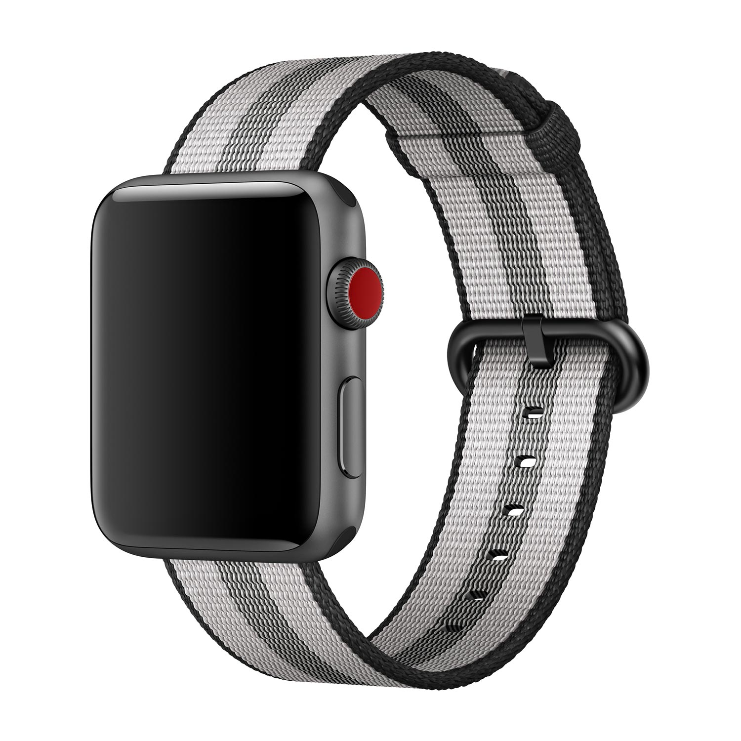 APPLE  Bracelet en nylon tiss&eacute;  Watch 38mm / 40mm / 41mm - Noir 