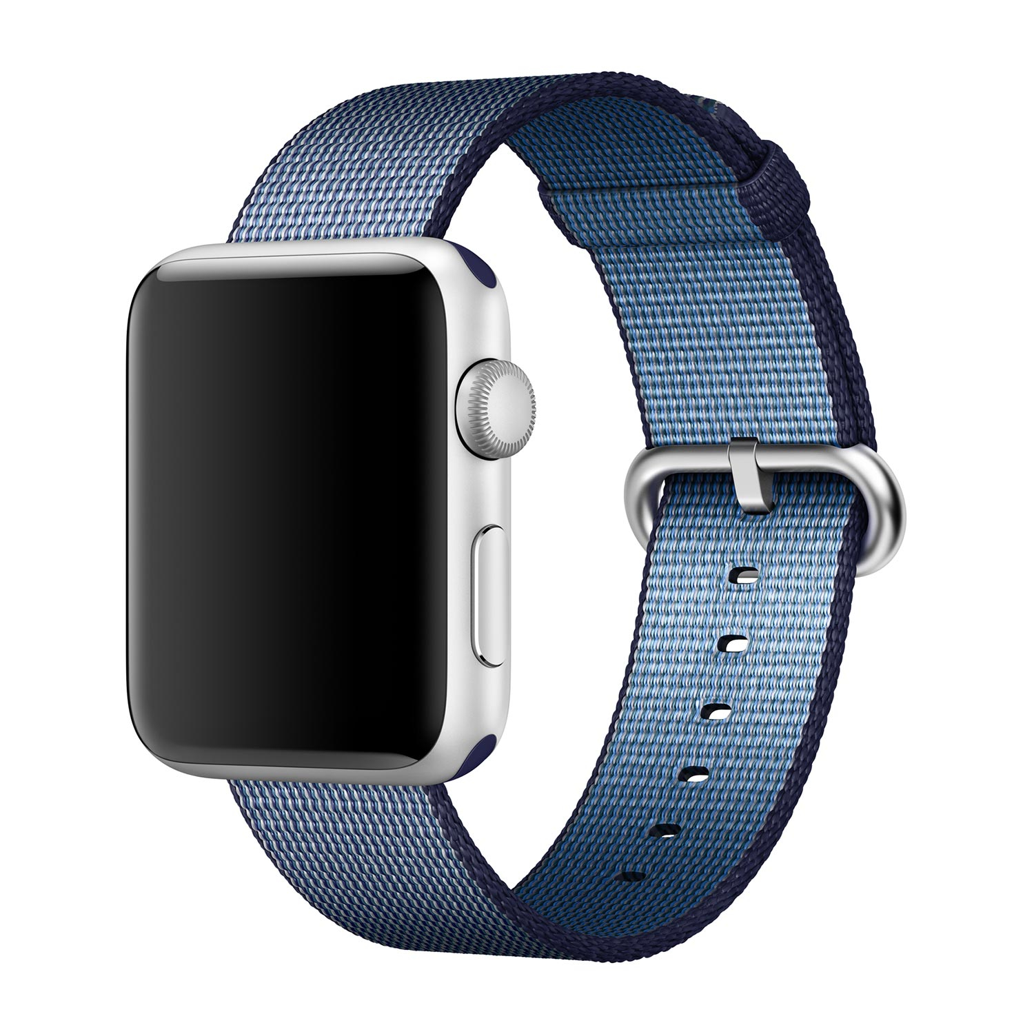 APPLE  Bracelet Nylon tiss&eacute;  Watch 38mm / 40mm / 41mm - Bleu nuit 