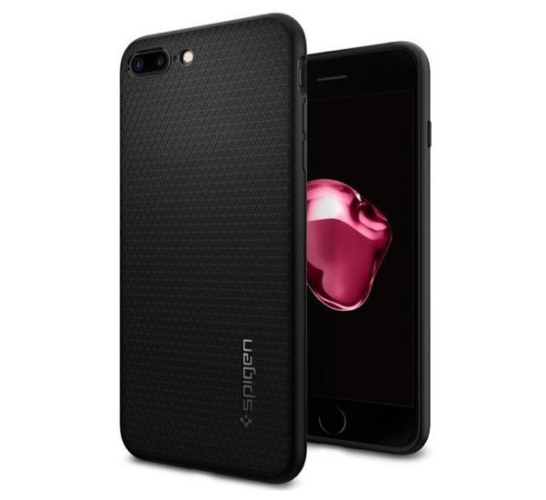 SPIGEN  Liquid Air Coque pour iPhone 8 Plus et iPhone 7 Plus - Noir