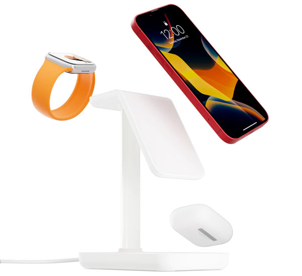 TWELVE SOUTH  HiRise 3 Blanc - Station de charge sans fil 3 en 1