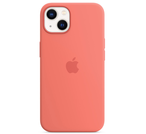 APPLE  Coque en silicone avec MagSafe (pour iPhone 13) - Pomelo Rose