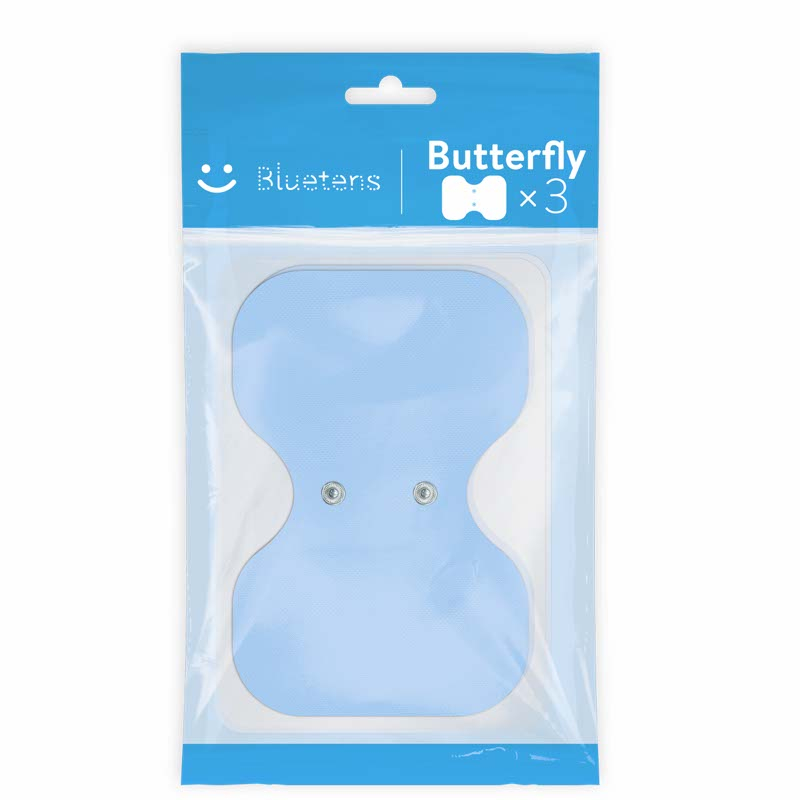 BLUETENS Pack De 3 Electrodes Papillon 