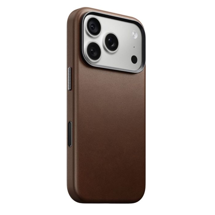 Nomad Traditional Camino Coque en Cuir iPhone 18 Pro Marron