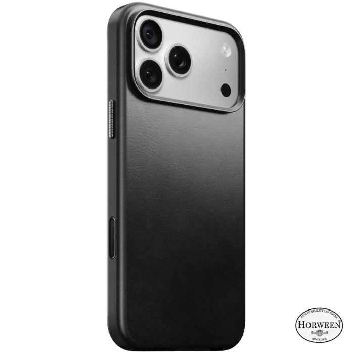 Nomad Coque Traditional en Cuir Horween iPhone 18 Pro Noire