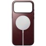 Coque en Cuir Moderne Nomad iPhone 17 Pro Max – Bordeaux Horween sticky