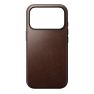 Coque en Cuir Moderne Nomad iPhone 17 Pro - Marron Rustique Horween sticky
