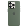Coque Apple Silicone MagSafe iPhone 15 Pro Cyprès sticky