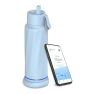 WaterH Bouteille connectée VITA - Bleu Coquillage sticky