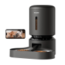 petlibro granary distributeur double avec caméra de surveillance 5l noir sticky