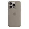 Coque Apple Silicone MagSafe iPhone 15 Pro Argile sticky