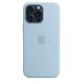 Coque Apple Silicone MagSafe iPhone 15 Pro Max Light Blue sticky