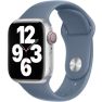 Apple Bracelet Sport pour Apple Watch 38 mm / 40 mm / 41 mm – Couleur Bleu Ardoise sticky