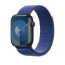 Apple Boucle de Sport pour Apple Watch 42mm / 44mm / 45 mm / 45mm / 49mm - Bleu Océan sticky