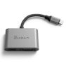 ADAM elements CASA Hub VH1 Adaptateur USB-C 3.1 vers VGA / HDMI - Gris sticky